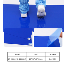 LN-1550095B_2436B-45 Tampon adhésif transparent Tampon adhésif antibactérien pour entrée de porte domestique