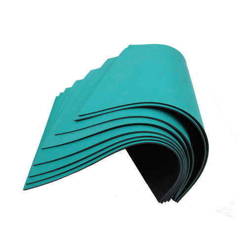 Tapis de table ESD vert pour banc de travail