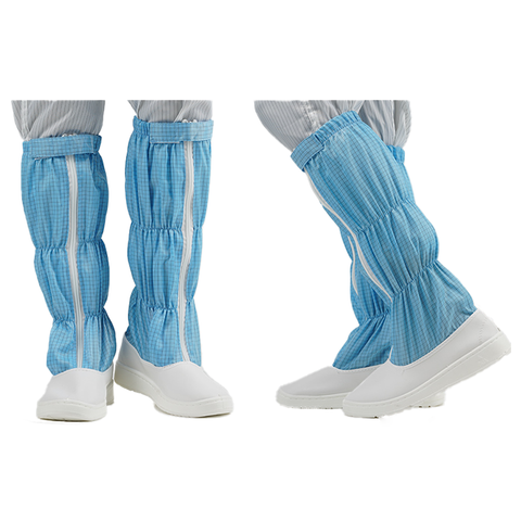 Chaussures anti-poussière et antistatiques Leenol pour salles blanches Bottes hautes Chaussures propres