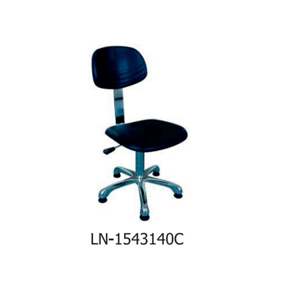 Chaise de laboratoire durable réglable en polyuréthane ESD utilisée dans un laboratoire de chimie