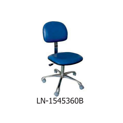 Chaise de bureau ESD en cuir avec accoudoir