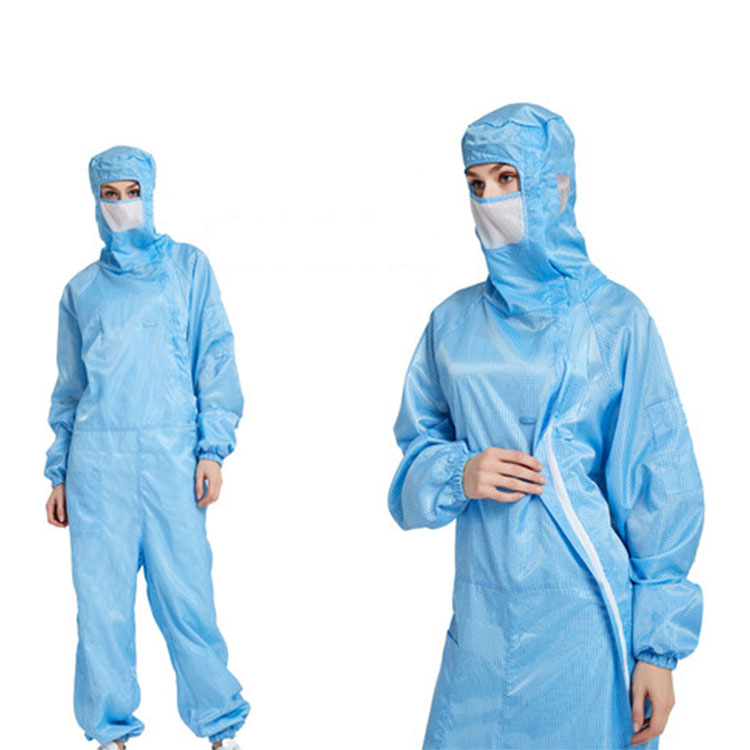 LN-1560104 Combinaison ESD personnalisée avec couvre-bouche Vêtements antistatiques pour la protection personnelle